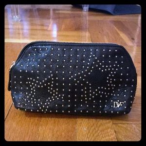 DVF pin studded STAR cosmetic pouch